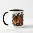 Search for jack o lantern designs mugs Haunted house
