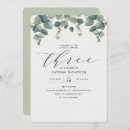 Search for eucalyptus birthday invitations Greenery
