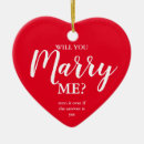 Search for will you marry me christmas tree decorations She said yes