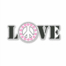 Search for heart peace sign stickers Pink