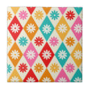 Search for 70s flowers tiles Vintage