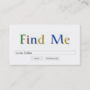 Search for search engine business cards Google
