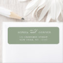 Search for green sage return address labels Calligraphy
