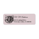 Search for domestic cat return address labels Pet