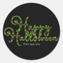 Search for green black stripe stickers Halloween