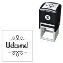 Search for welcome rubber stamps Script