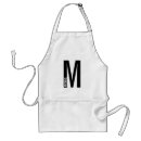 Search for monogrammed aprons For him