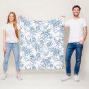 Search for toile blankets Blue white