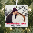 Search for engaged photo christmas tree decorations Typography