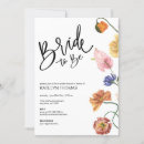 Search for bright floral bridal shower invitations Modern