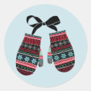 Search for winter mittens stickers Merry christmas