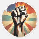 Search for black fist stickers Justice