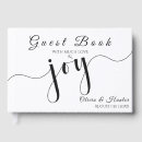 Search for black guest books Typography
