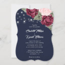 Search for burgundy and navy blue wedding invitations Winter