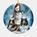 Search for rough collie christmas tree decorations Xmas