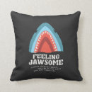 Search for shark cushions Jawsome