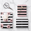 Search for black and white flowers wrapping paper Modern