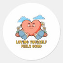Search for feel good stickers Self love