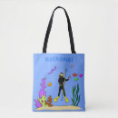 Search for diver bags Underwater