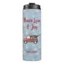 Search for love and peace travel mugs Cute