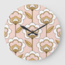 Search for vintage floral clocks 70s