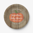 Search for rustic baby shower plates Autumn