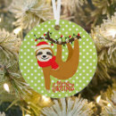Search for sloth christmas tree decorations Funny