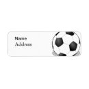 Search for football stickers return address labels Soccer