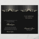 Search for fancy wedding programmes Simple