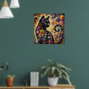 Search for black cat art Kitty