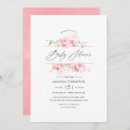 Search for pink cherry blossom baby shower invitations Floral