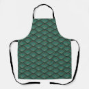 Search for teal green aprons Vintage