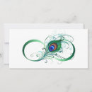 Search for watercolor peacock feather cards Green