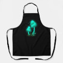 Search for cyan aprons Black