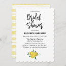 Search for lemon bridal shower invitations Yellow