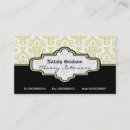 Search for green and black business cards Vintage