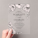 Search for modern flower wedding invitations Floral