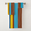 Search for teal and brown bathroom accessories Stripes