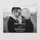 Search for black and white save the dates postcards Simple