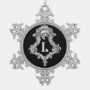 Search for monogram l christmas tree decorations Initial