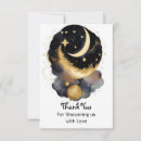 Search for moon and stars thank you cards Elegant