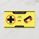 Search for gamer business cards Joypad
