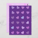 Search for purple hearts postcards Pastel colours