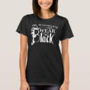 Search for wednesday tshirts Black