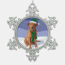 Search for red fox christmas tree decorations Labrador retriever