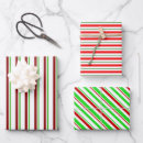Search for candy cane striped pattern wrapping paper Green