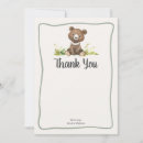 Search for baby animal thank you cards Rustic