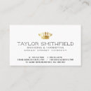 Search for crown business cards Simple
