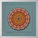 Search for mandala art posters Turquoise