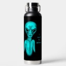 Search for alien water bottles Space